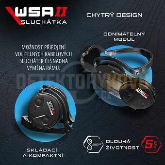 Bezdrátová sluchátka XP WSA II pro DEUS II - 3