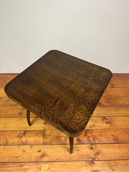 Konferenční stolek Halabala po renovaci - šelak - 3