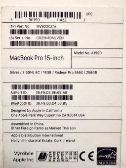 MacBook Pro 15” Retina/ i7/ 256GB/2018 - 3
