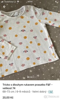 Hezke obleceni holka - velikost 74/80 - 3