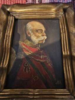 FRANTIŠEK JOSEF- OBRAZ MALBA PORTRÉT - 3