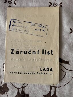 Šicí stroj LADA - 3