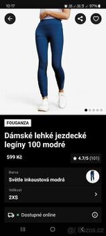 Lehké jezdecké legíny zn. Decathlon XL - 3