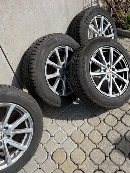 Prodám kompletní zimní kola na volkswagen Tiguan. - 3