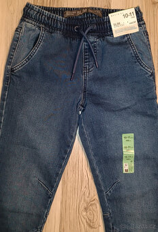 NOVÉ dětské jogger džíny denim co. - vel. 140/146 - 3