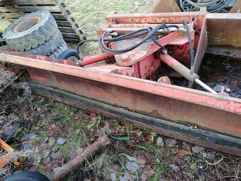 Sněhová radlice, 2x hydraulická pístnice na otoč, - 3