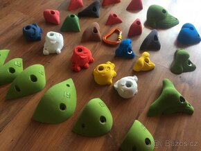 Nové dětské lezecké chyty THEREX - 28 kusů - 3