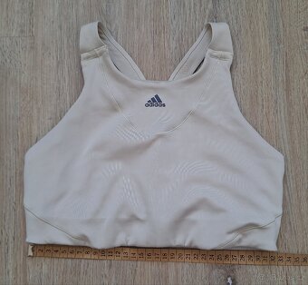 Béžový sportovní top Adidas - 3