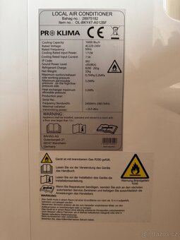Prodám mobilní klimatizaci ProKlima - 3