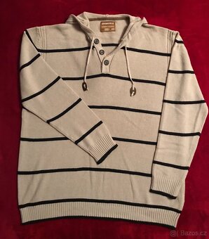 SPRINGFIELD unisex svetr s kapucí – stylové pruhy, nový - 3