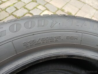4ks zimních pneumatik GOODYEAR 215/60R16 99H DOT2022 - 3