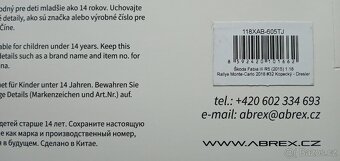 ABREX 1:18 RALLYE MONTE - CARLO 2018 LIMITKA 100 KS - 3