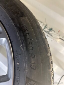 ORIGINÁLNÍ ALU KOLA BMW X6 9Jx19 ET38 + ZIMNÍ PNEU - 3