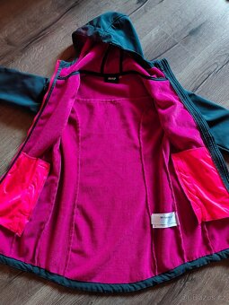Dívčí softshellový kabát Loap s fleecem 134-140 - 3