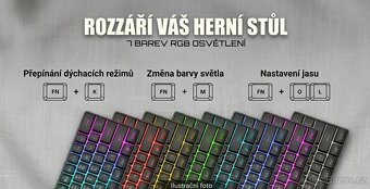 RedThunder podsvícená klávesnice + myš (nepoužité) - 3