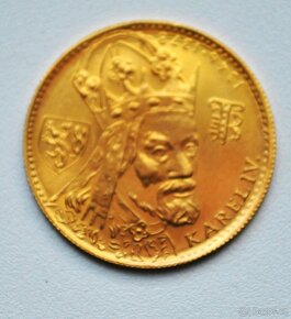 Zlatý dukát výročí úmrtí Karla IV 1980 - 3