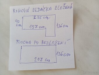 Rozkládací rohová postel - 3