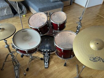 Akustické bicí Pearl Vision VMX + hardware a Paiste činely - 3