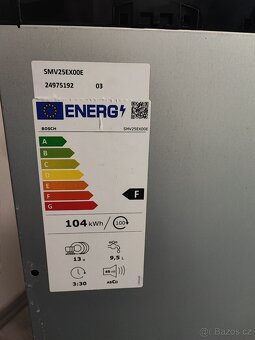 Plně vestavná myčka nádobí 60 cm BOSCH - SMV25EX00E - 3
