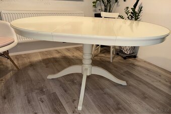 Bílý rozkládací stůl zn. IKEA - 3