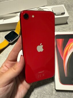Apple IPhone SE Red + Watch 5 series 44 mm Silver - 3