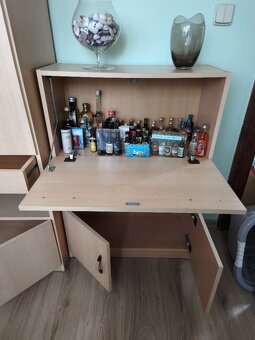 Obývací stěna světlý dub - 3