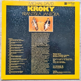Michal David, Kroky Františka Janečka - 1982 VG LP , VYPRANÁ - 3