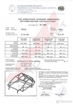 ŠKODA FABIA RS - závodní VND ochranný rám - nové fotky - 3