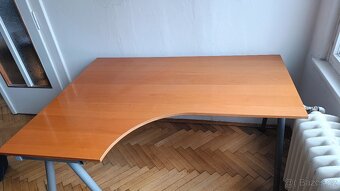 PC stůl rohový výškově nastavitelný - 3