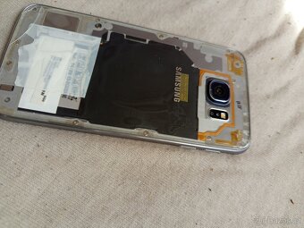 Samsung Galaxy S6 display top záda plast průhledný op stav - 3