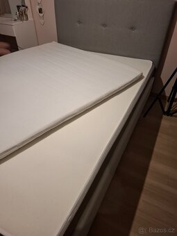 Jednolůžková čalouňená postel 140x200 - 3