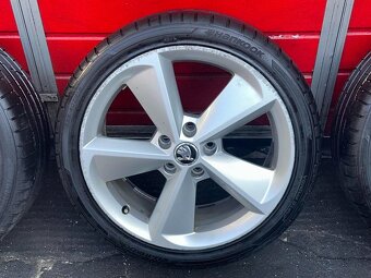 ALU kola Škoda 2x GOLUS 18" 7,5J ET51 pneu 225/40/R18 - 3