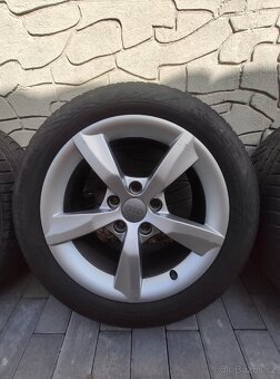 Prodám sadu kol Audi 7,5 jx16 h2 et37 - 3