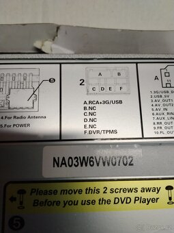 Autorádio 2DIN Isudar NA03W6VW0702 Škoda/VW/Seat - 3