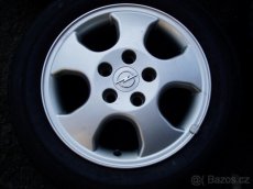 Sada Orig ALU kol Opel 195/60R15 letní - 3