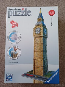 3D puzzle stavebnice Big Ben - 3