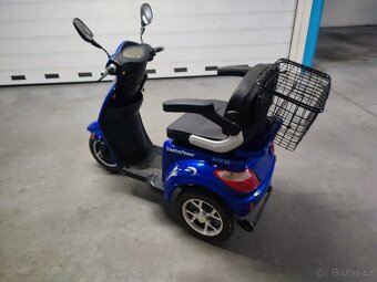 Elektrická tříkolka De Luxe 5, dědictví, 800 km,plně funkční - 3