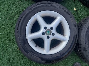 4x alu kola 5x100 +pneumatiky 15" 195x65 - 3
