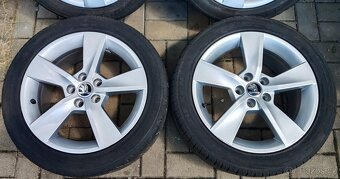 ALU SADA ŠKODA FABIA, RAPID, SCALA 16" + LETNÍ PNEU - 3