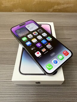 Apple iPhone 14 Pro Max 1TB fialový - komplet, baterie 100% - 3