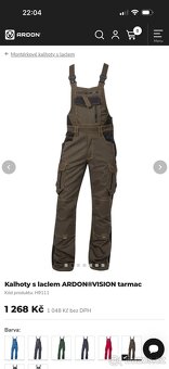 Pracovni kalhoty ardon - 3