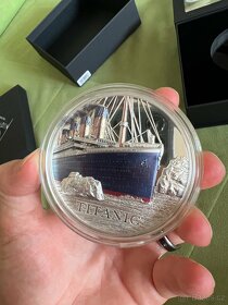 Mince titanic 5 oz stříbrná mince - 3