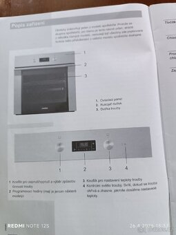 Elektrická vestavěná trouba vlastní odvoz - 3