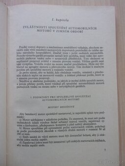 STARÁ TECH. KNIHA - PROVOZ MOTOROVÝCH VOZIDEL V ZIMĚ r. 1958 - 3