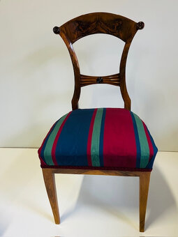 Čtyři židle biedermeier - originál. - 3