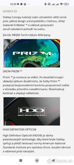 Lyžařské/SNB brýle Oakley Canopy Prizm rose - nové - 3