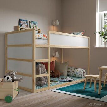 Palanda KURA IKEA z masivu bez matrace. - 3