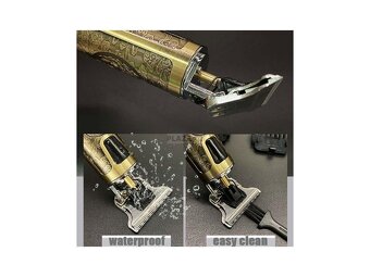 BEZDRÁTOVÝ PROFESIONÁLNÍ ZASTŘIHOVAČ VLASŮ A VOUSŮ GOLD+TRIM - 3