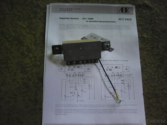 Regulátor napětí aev 0409-12v 100w - 3