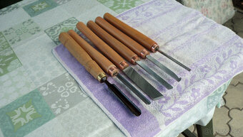 DLÁTA - STRUHY k SOUSTRUŽENÍ DŘEVA - sada 6 ks - 3